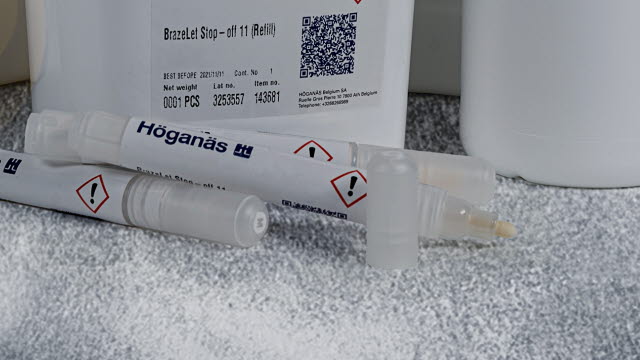 Brazing stop-off pen