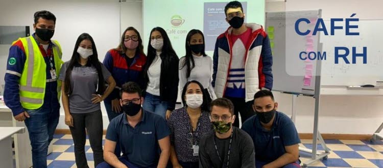 O grupo participou de um café com o RH