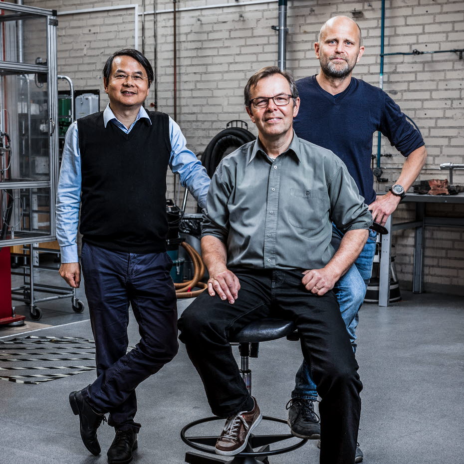 Björn Skårman, Ye Zhou und Hilmar Vidarsson