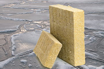 Stone wool is one example of a product made from side stream material