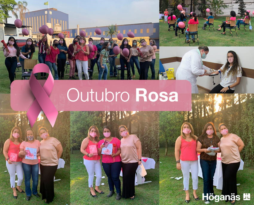 Höganäs encerra a campanha do Outubro Rosa com exames preventivos